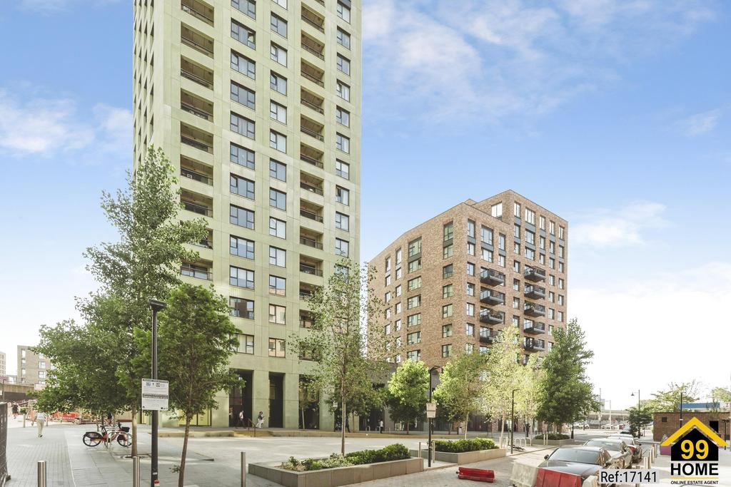 Apartment building facade, block of apartments