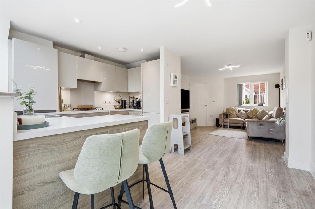 Open-plan living area, open plan living