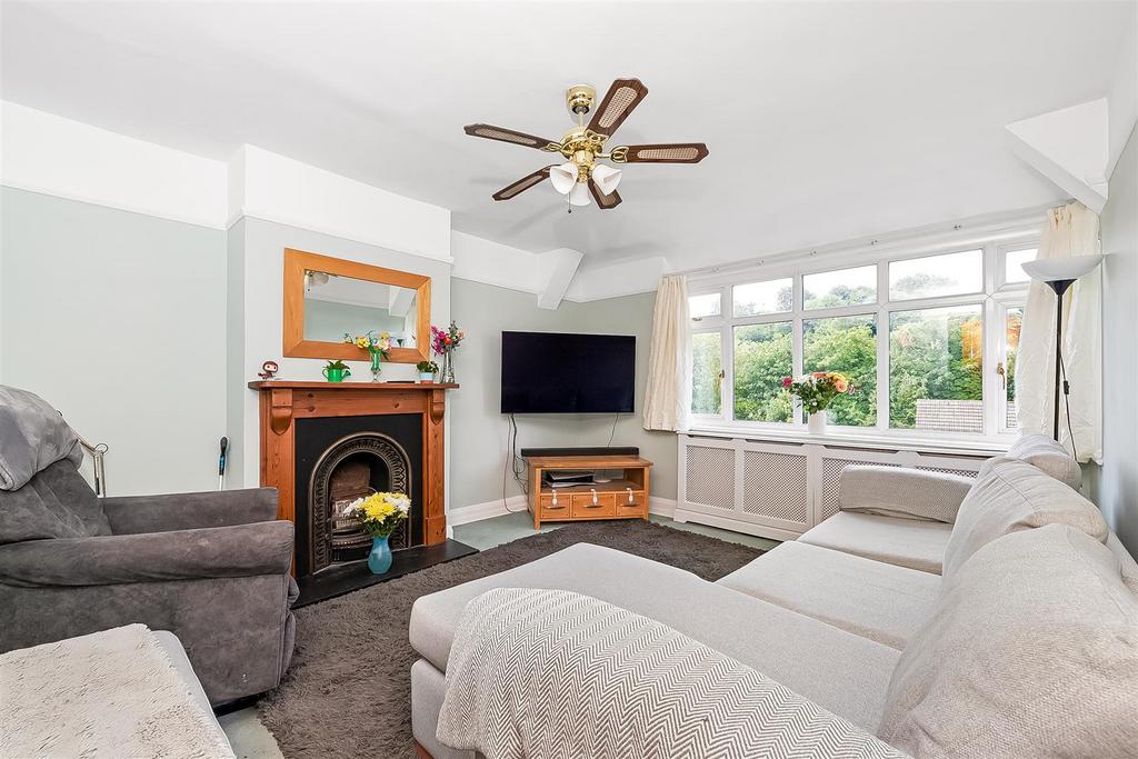 Living room, fireplace