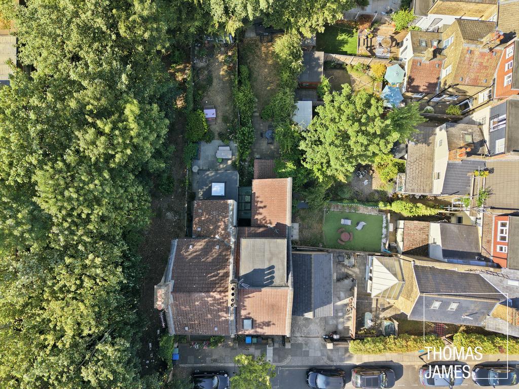 Aerial view, land