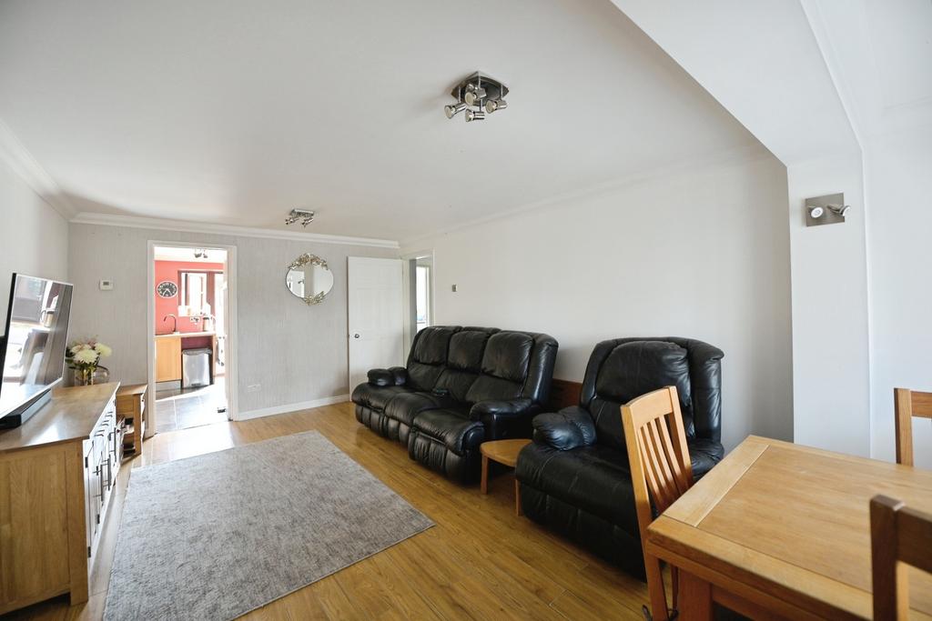 Open-plan living area, open plan living