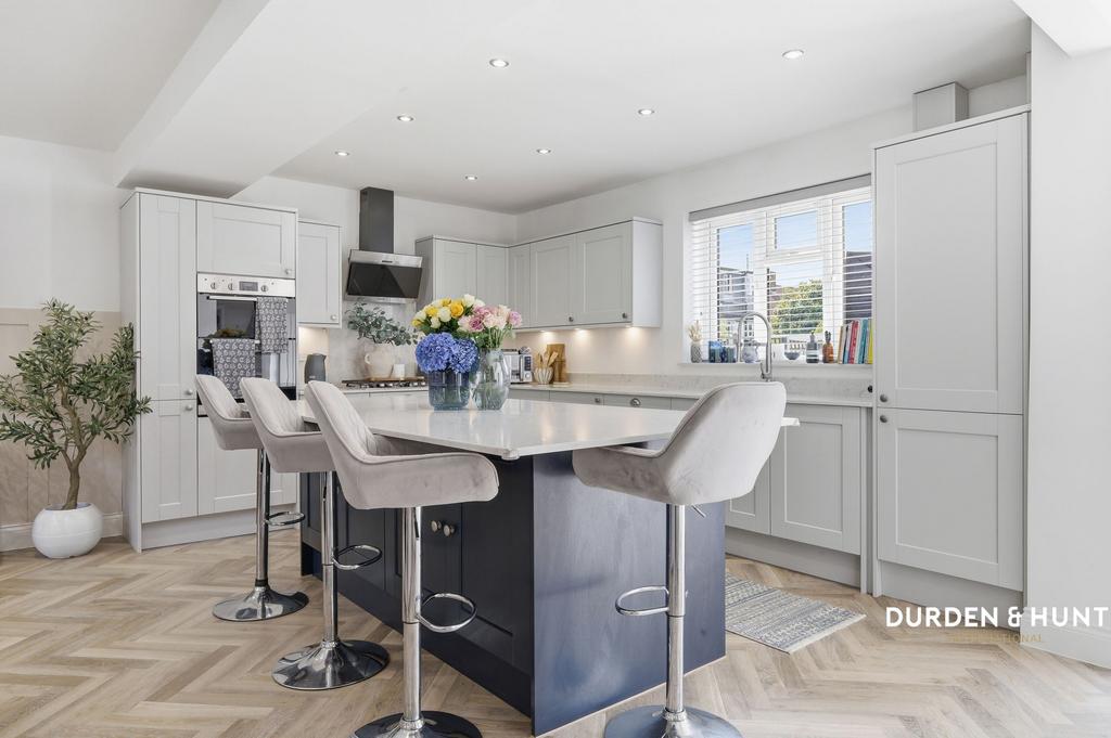 Open-plan living area, open plan living