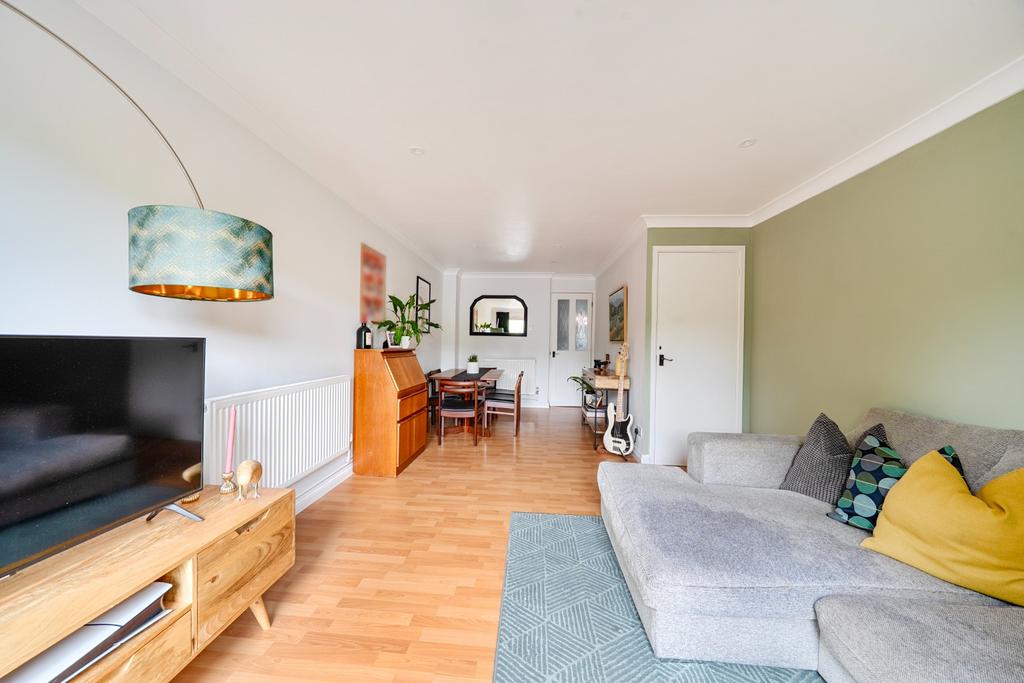 Open-plan living area, open plan living