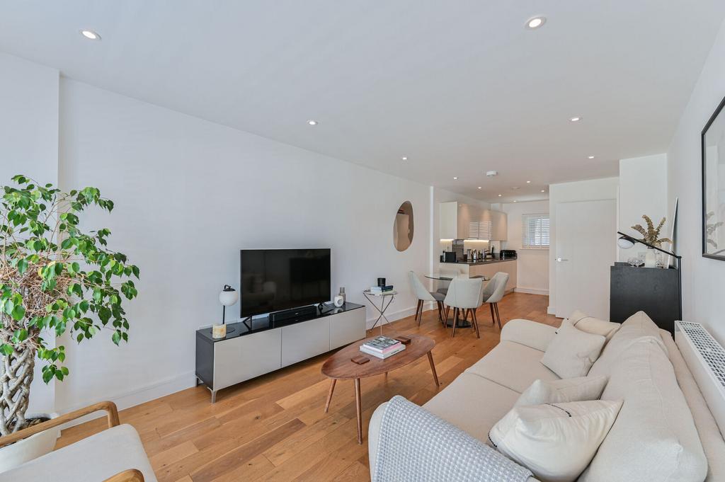 Open-plan living area, open plan living