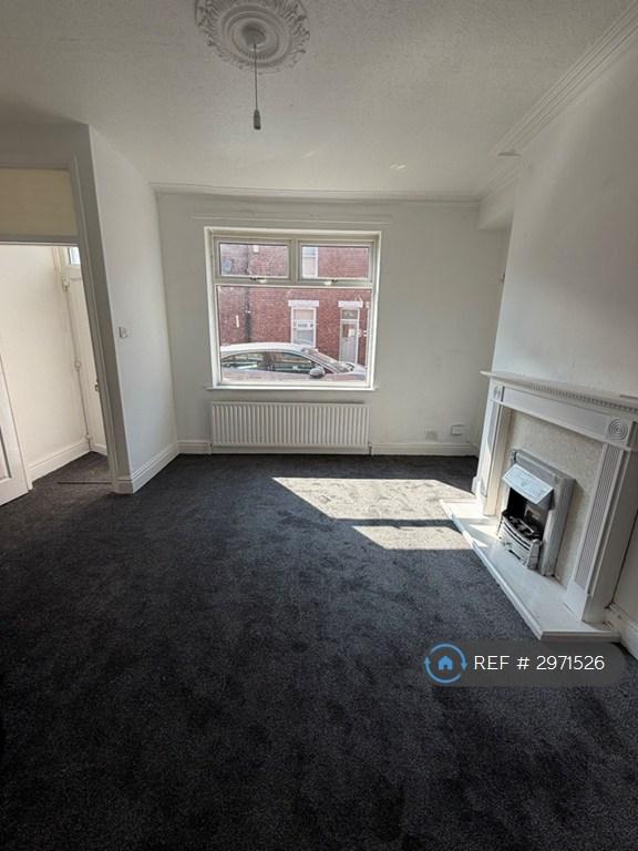 Living room, fireplace