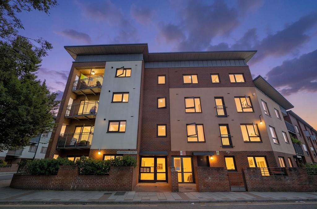 Apartment building facade, block of apartments