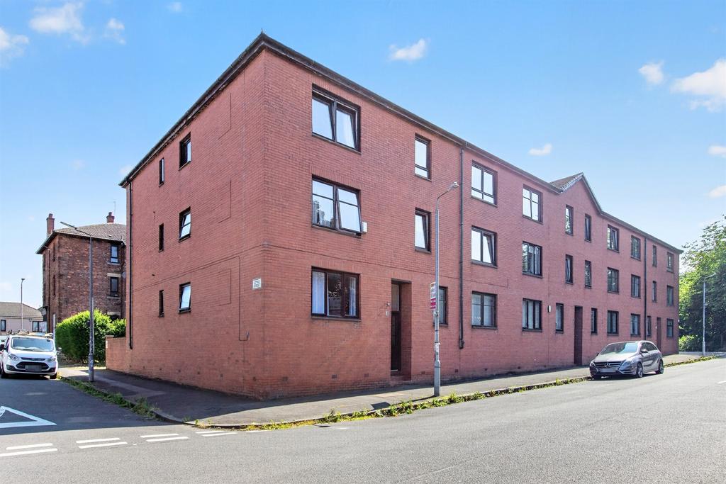 Apartment building facade, block of apartments