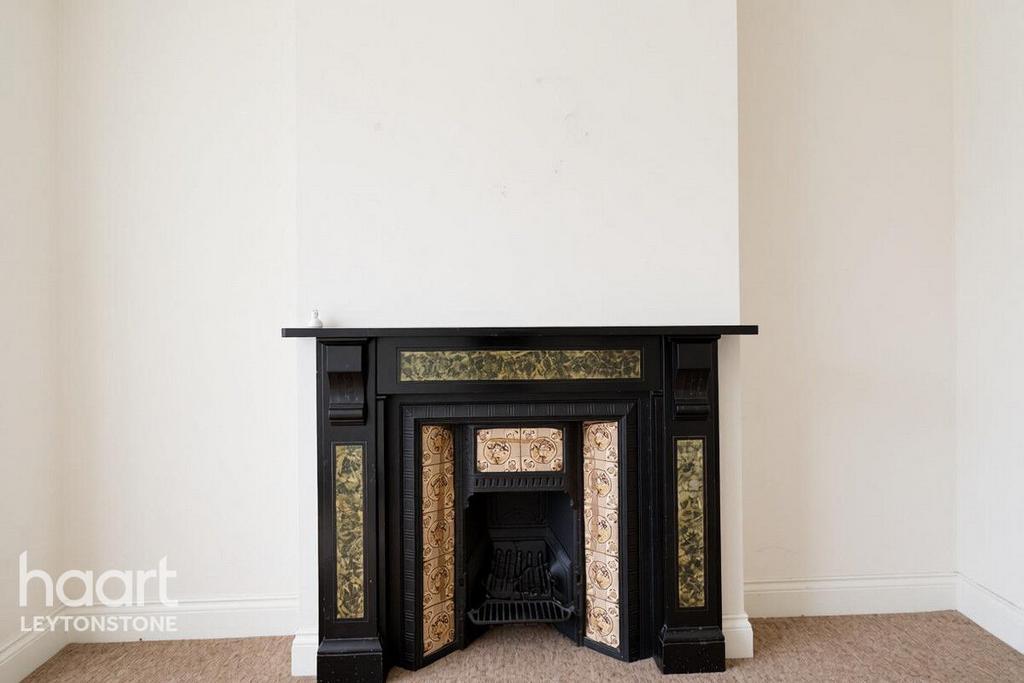 Living room, fireplace