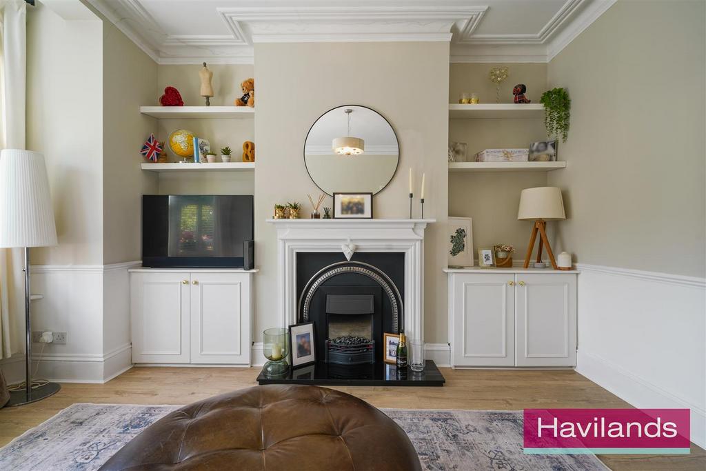 Living room, fireplace