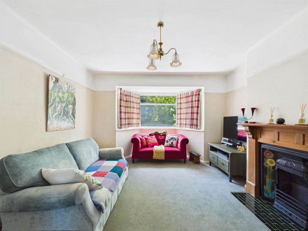 Living room, fireplace