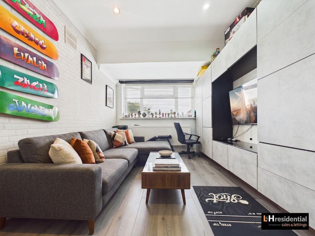 Open-plan living area, open plan living