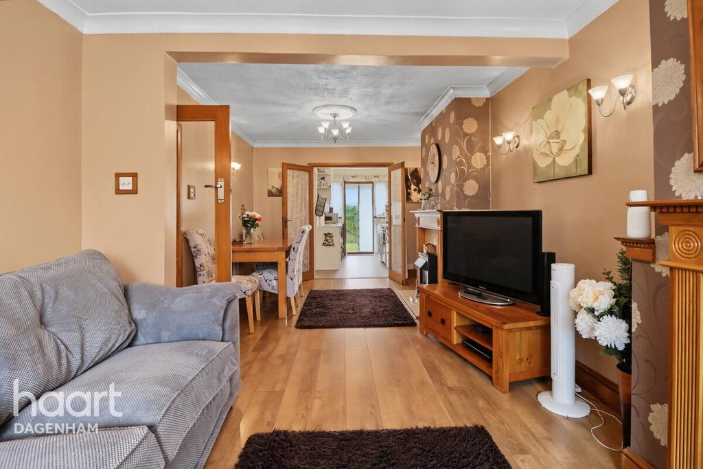Open-plan living area, open plan living, fireplace