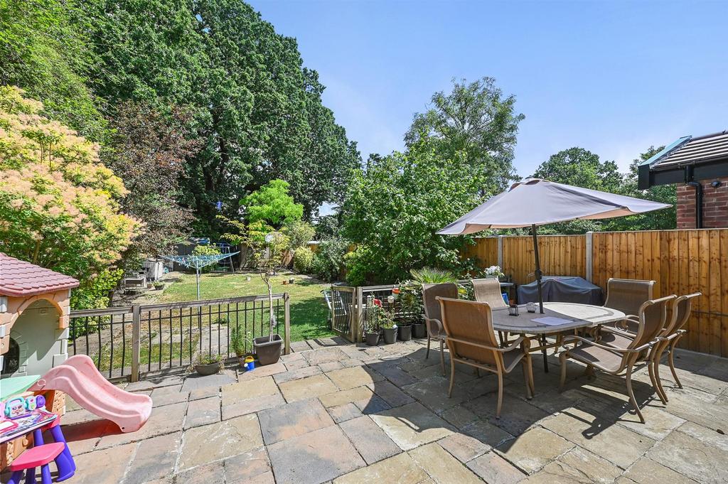 Patio view, garden
