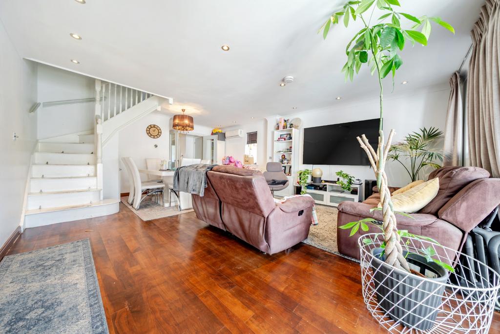 Open-plan living area, open plan living