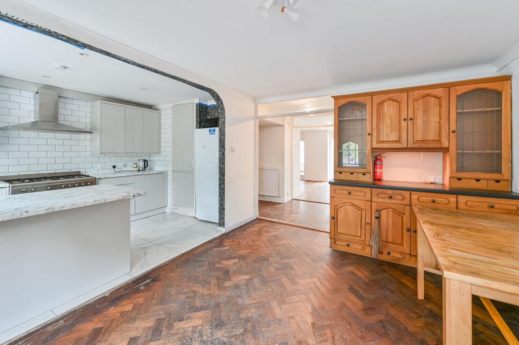Open-plan living area, open plan living