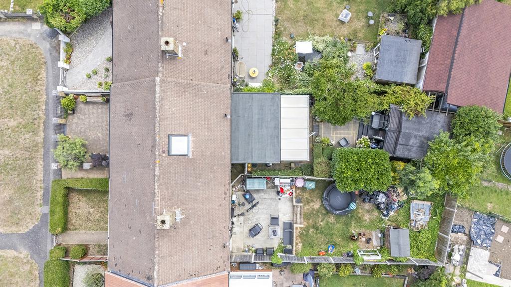 Aerial view, land