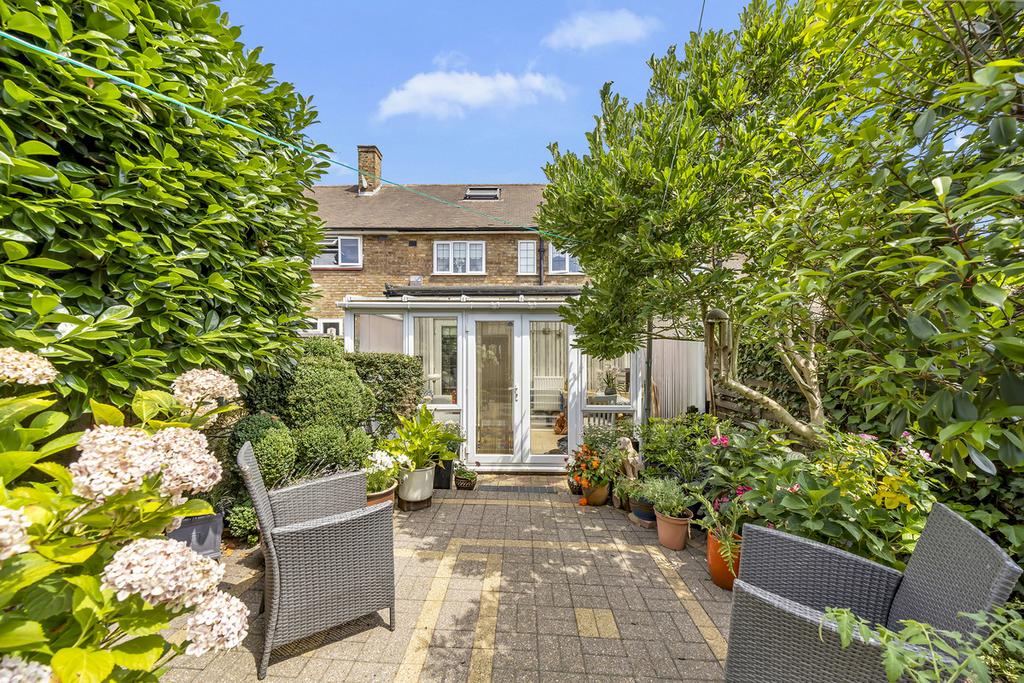 Patio view, garden