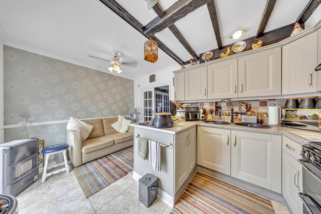 Open-plan living area, open plan living