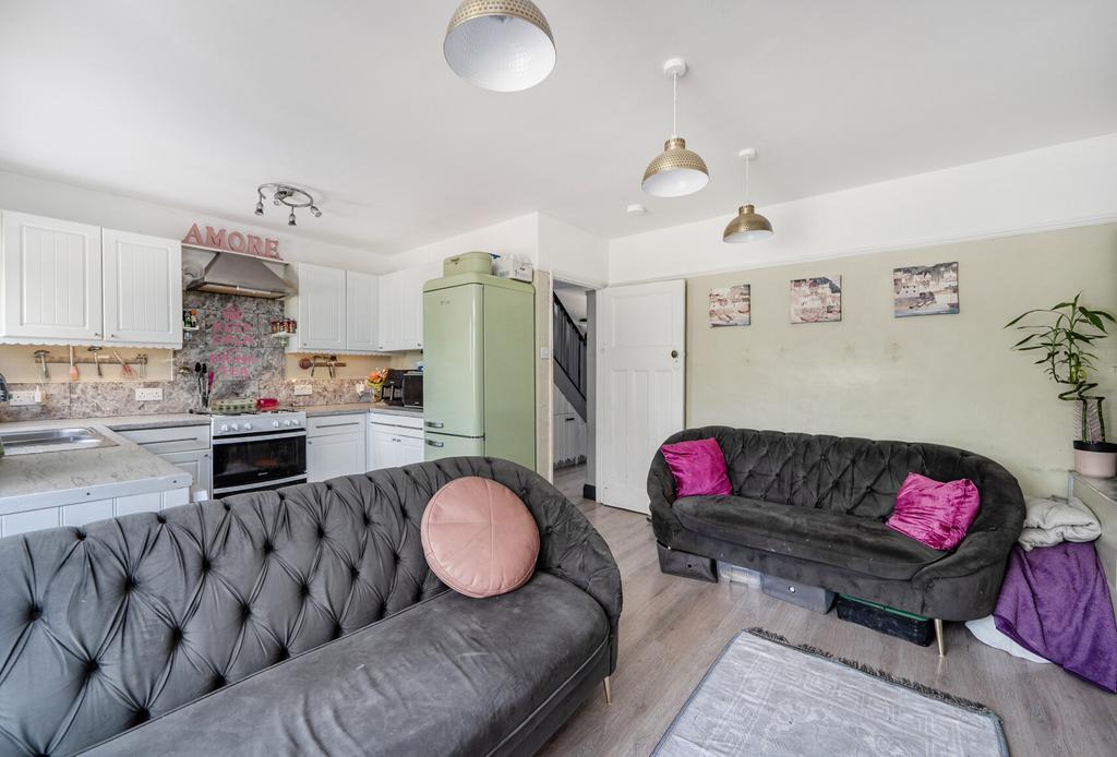 Open-plan living area, open plan living