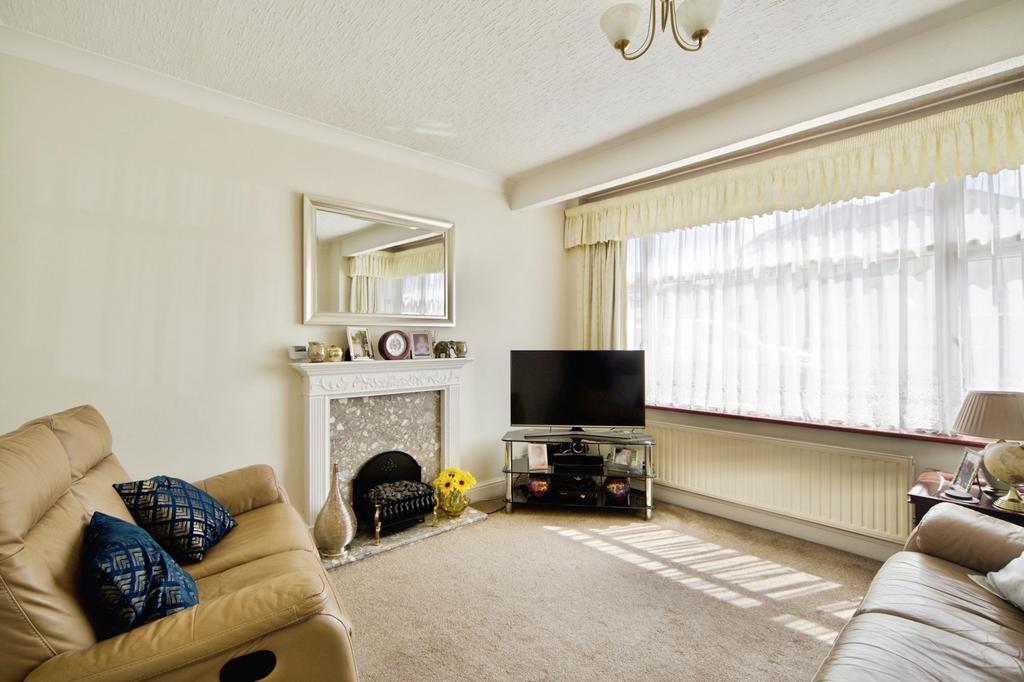 Living room, fireplace