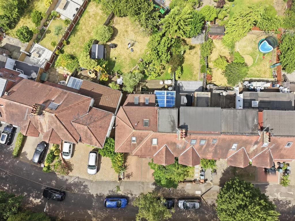 Aerial view, land