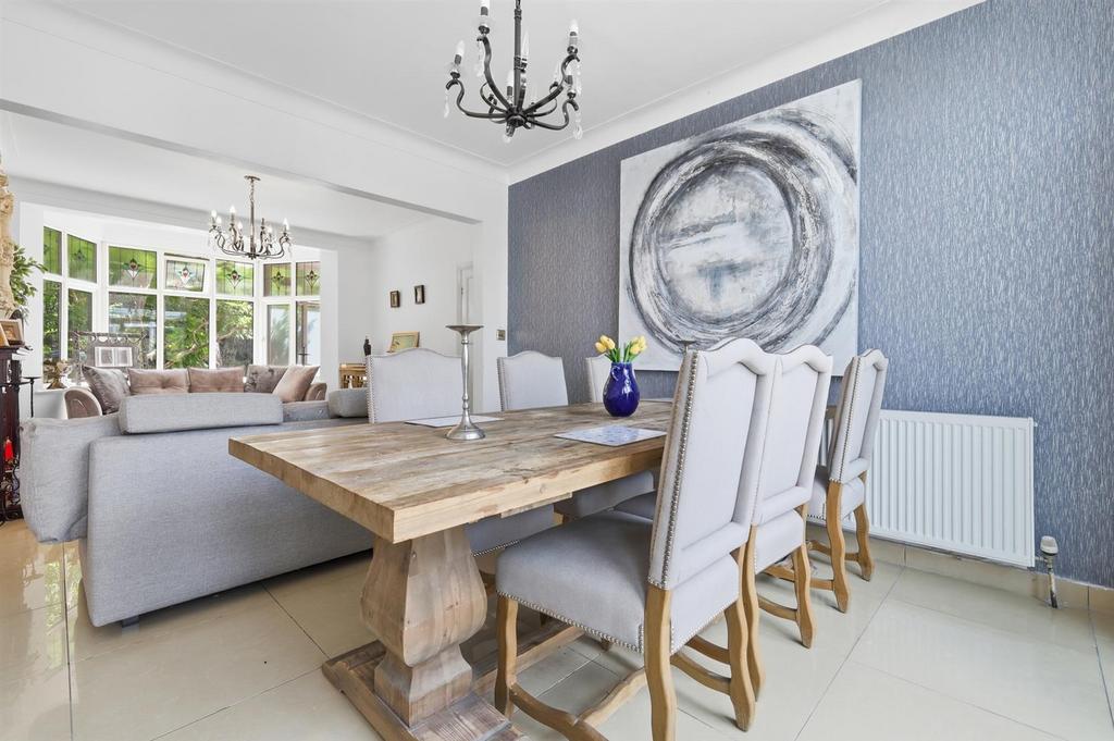 Open-plan living area, open plan living