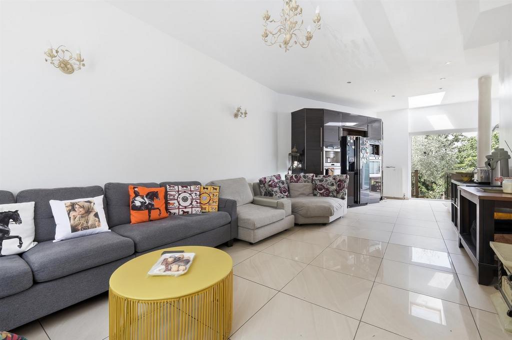 Open-plan living area, open plan living
