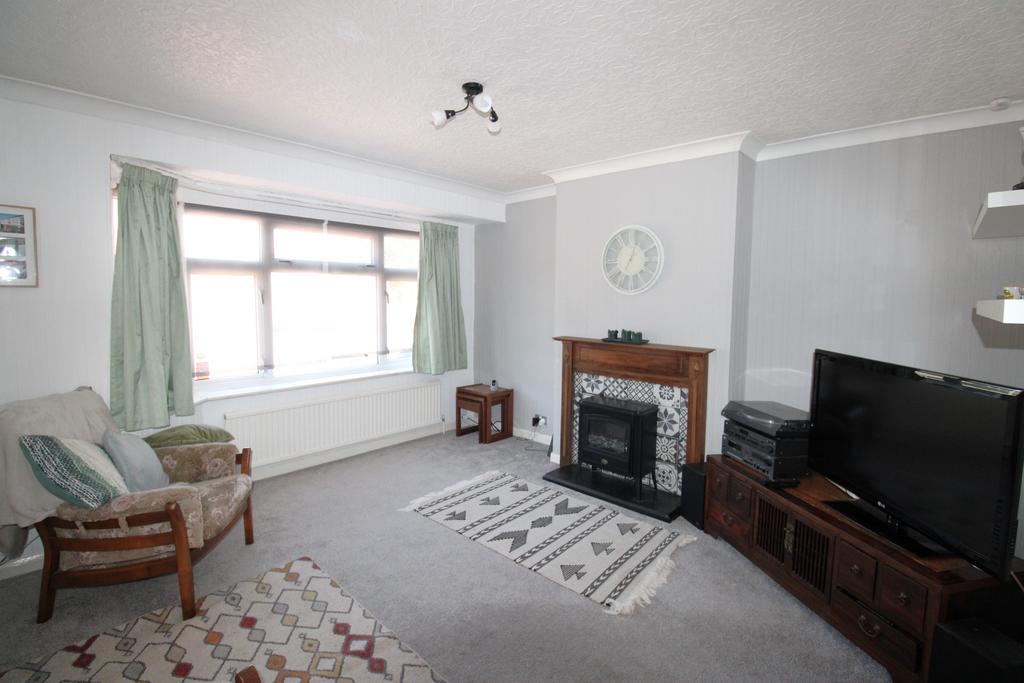 Living room, fireplace