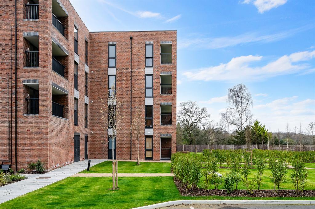 Apartment building facade, block of apartments
