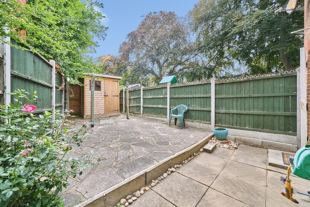 Patio view, garden