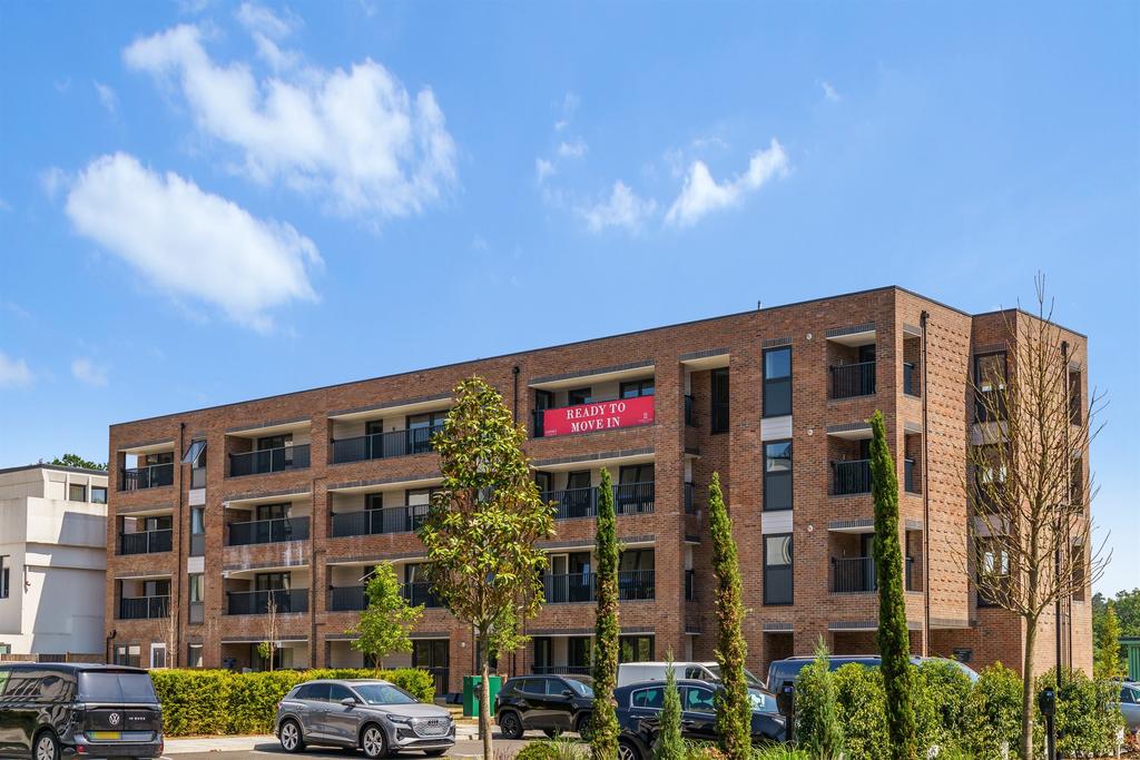 Apartment building facade, block of apartments