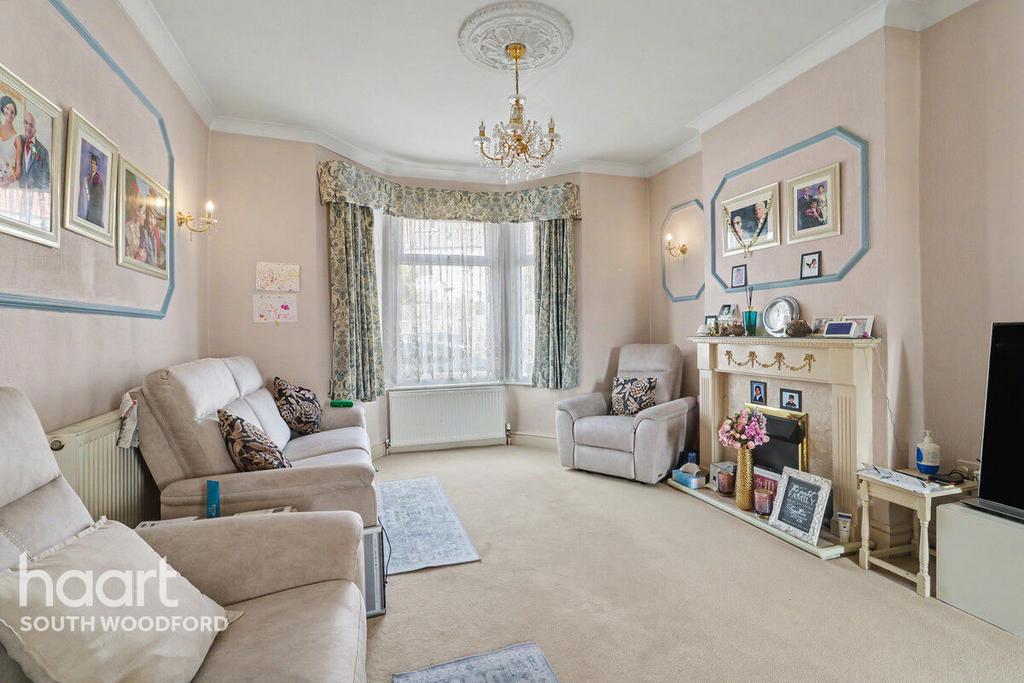 Living room, fireplace
