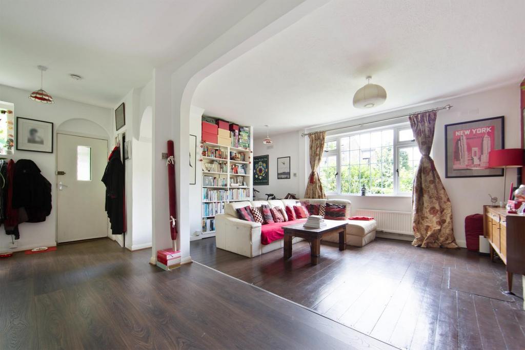 Open-plan living area, open plan living