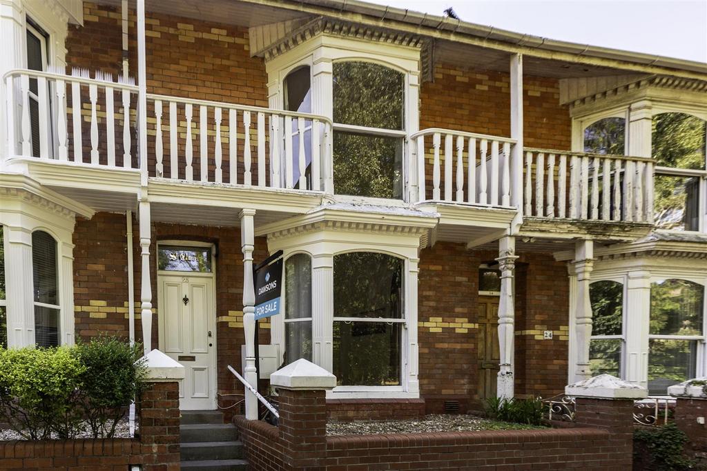Terraced house exterior