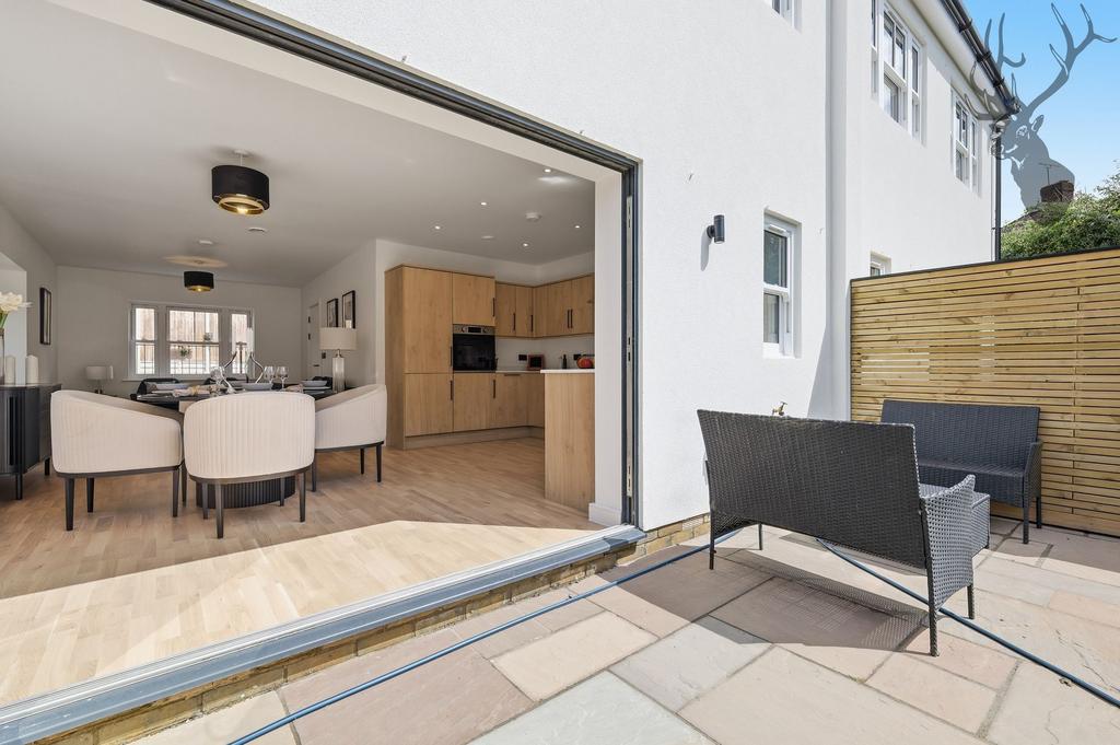 Open-plan living area