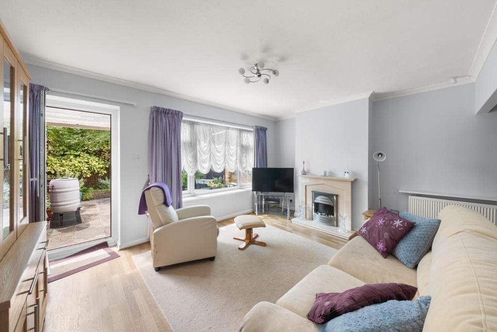 Living room, fireplace