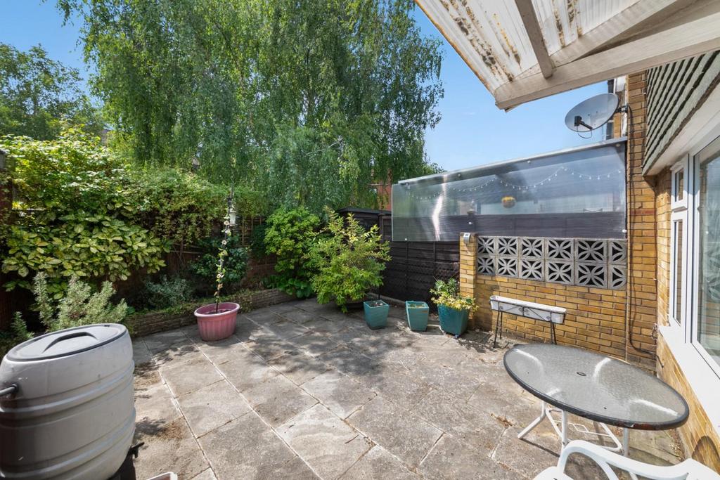 Patio view, garden