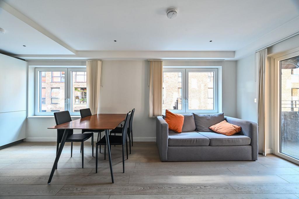 Open-plan living area, open plan living