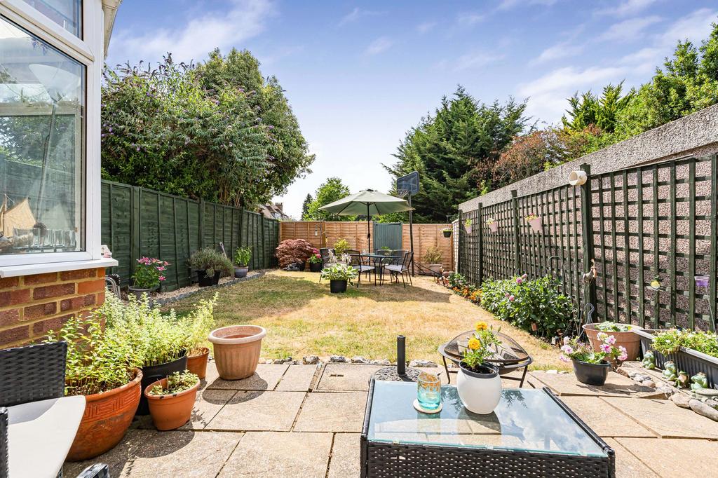 Patio view, garden