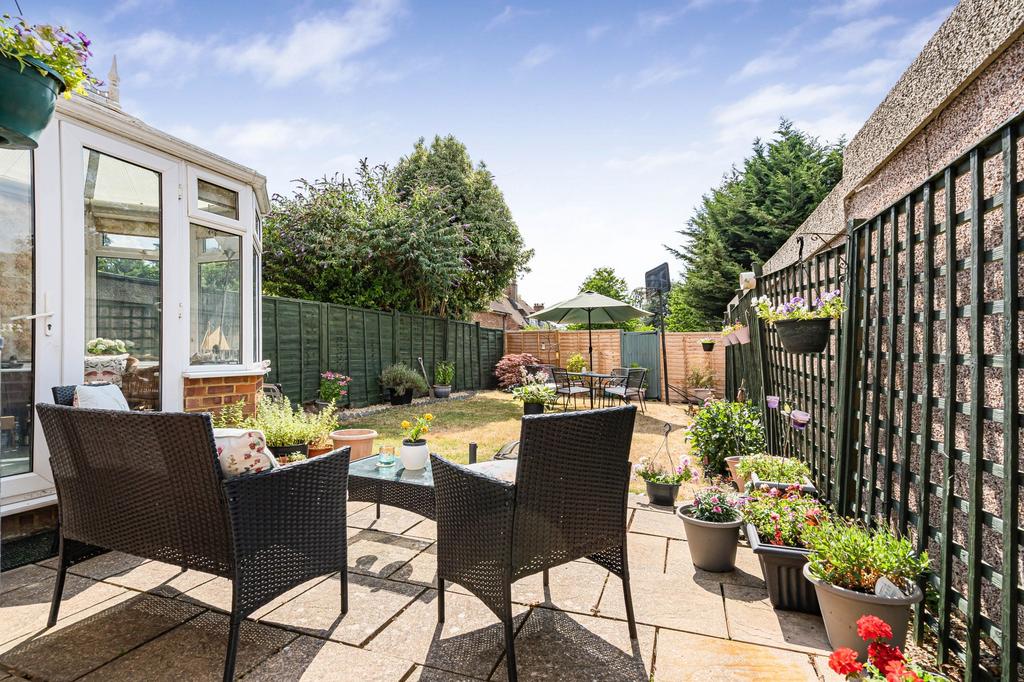 Patio view, garden