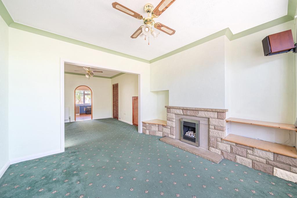 Living room, fireplace
