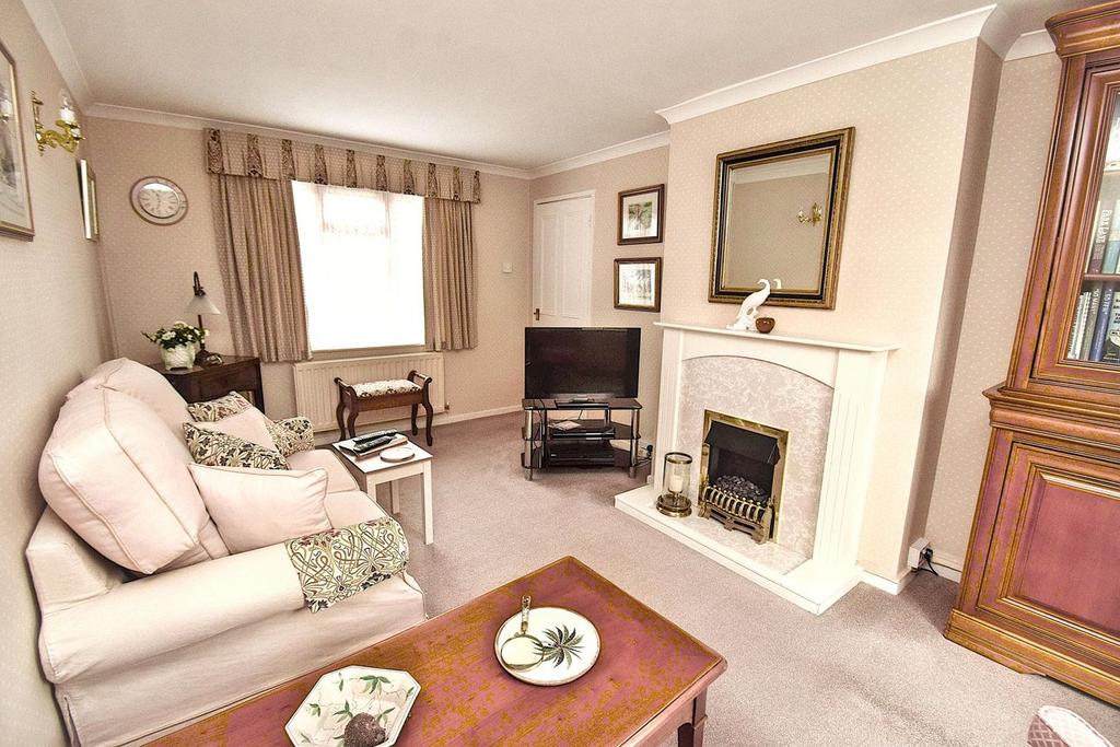 Living room, fireplace
