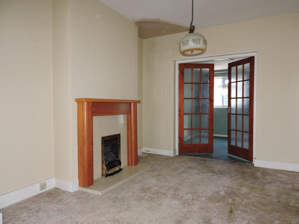 Reception room, fireplace