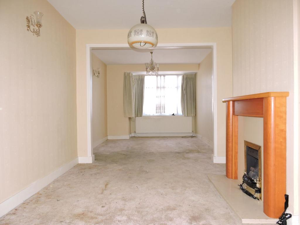 Living room, fireplace