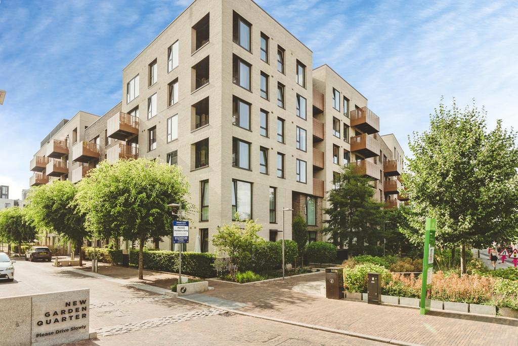 Apartment building facade, block of apartments