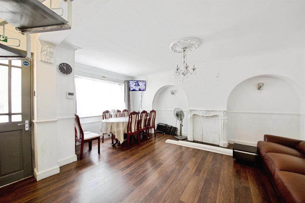 Open-plan living area, open plan living, fireplace