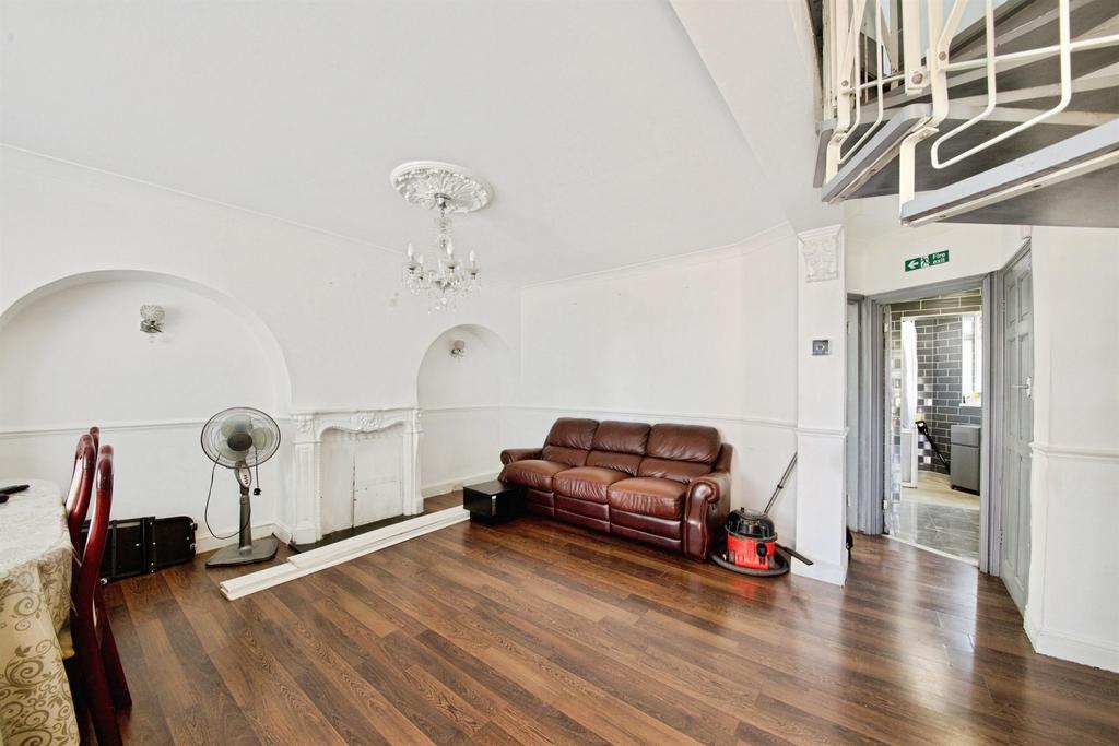 Living room, fireplace