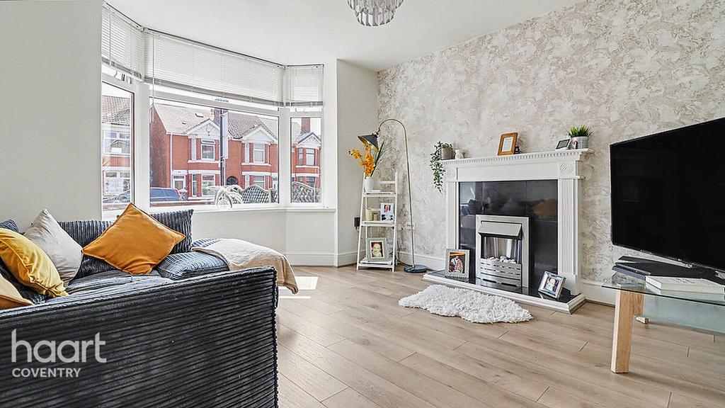 Living room, fireplace