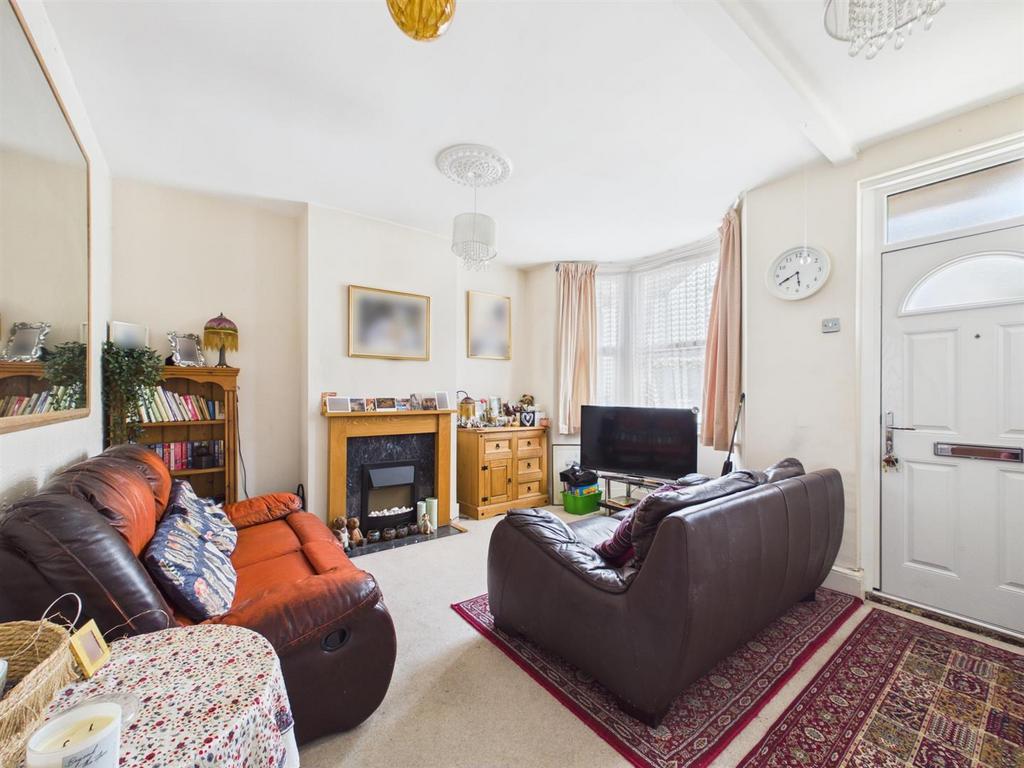 Living room, fireplace