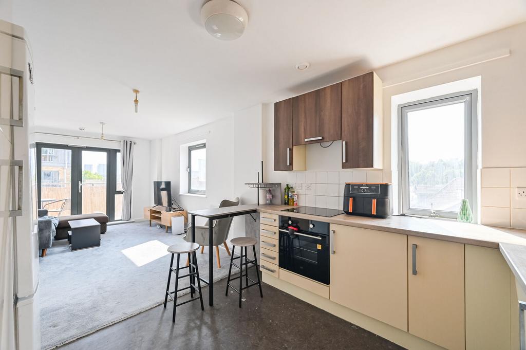 Open-plan living area, open plan living